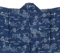 Japan%2C%20unknown%20artist%2C%20%3Cb%3E%3Ci%3E%20Child%27s%20kimono%20with%20ikat%20auspicious%20motifs%3C%2Fi%3E%3C%2Fb%3E%2C%20late%2019th%2Fearly%2020th%20century%2C%20bast%20fiber%20%28asa%29%20cloth%2C%20plain-weave%2C%20warp%20and%20weft%20yarn%20resist-dyed%20%28ikat%2C%20kasuri%29%20in%20indigo%2C%20Gift%20of%20Terry%20Welch%2C%20public%20domain%2C%202009.25.7
